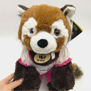BUILD A Bear BAB WWF Red Panda 2013 World Wildlife Fund 15" Plush